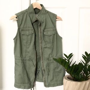 Merona Army Green Vest
